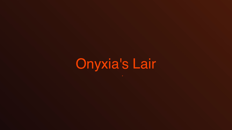 黑龙 Onyxia 团队副本